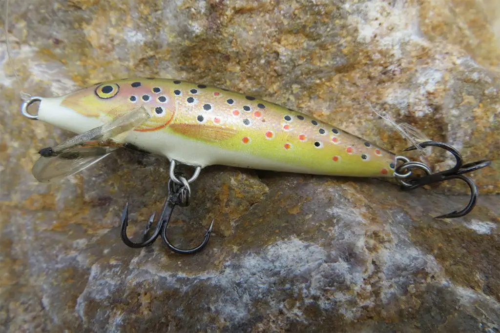 Brown trout original Rapala fishing lure
